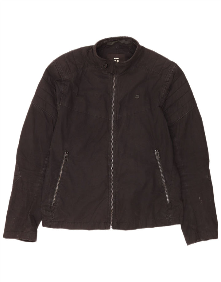 G-Star Veste Racer Homme UK 40 Large Noir Coton