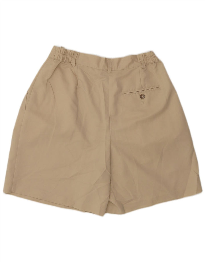 IZOD Womens Pegged Chino Shorts US 6 Medium W28  Beige Polyester