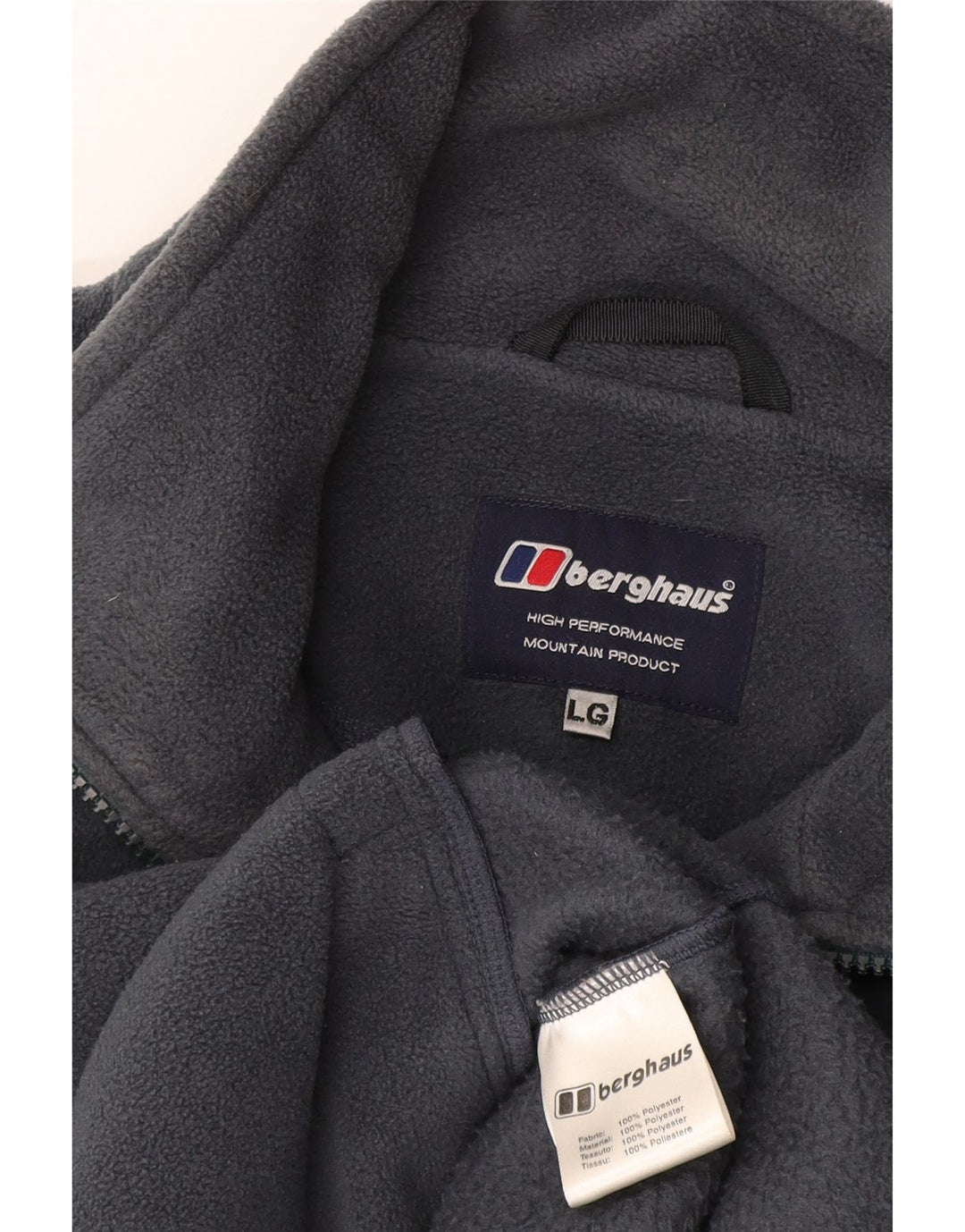 Giacca in pile da uomo Berghaus UK 40 grande poliestere blu navy