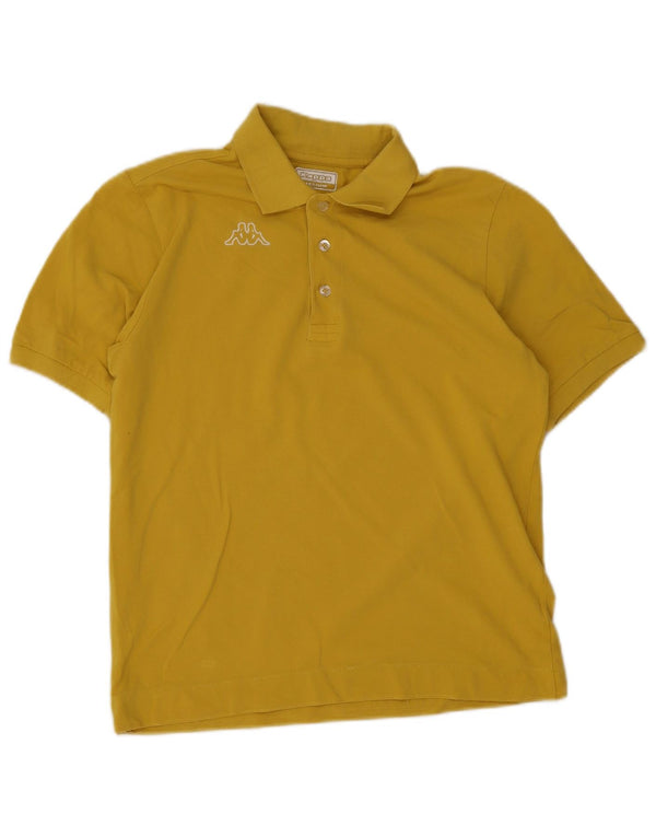 Kappa Polo Homme Jaune Moyen