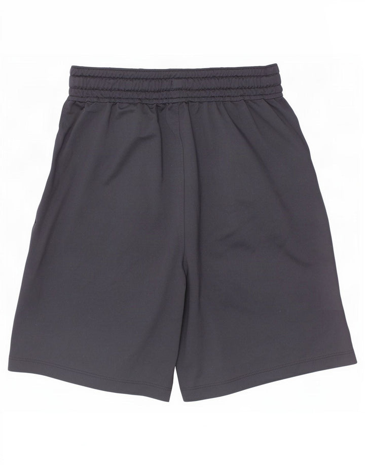 Under Armour Boys Graphic Sport Shorts 7-8 Years Small Black Polyester
