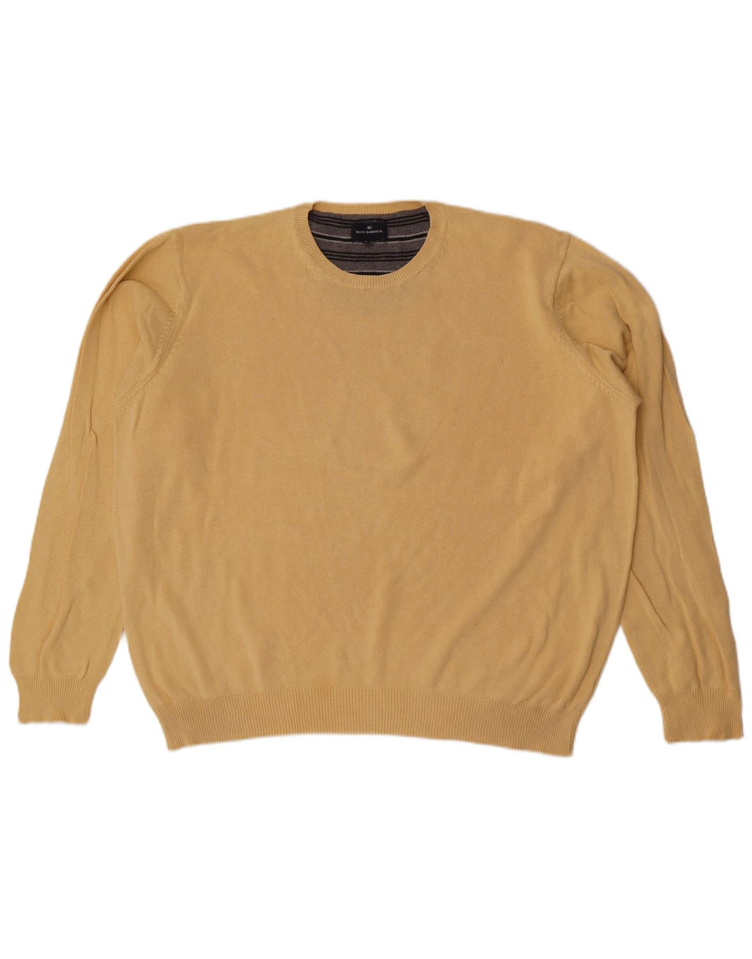 Marks & Spencer Herre Blue Harbor Crew Neck sweater XL Gul