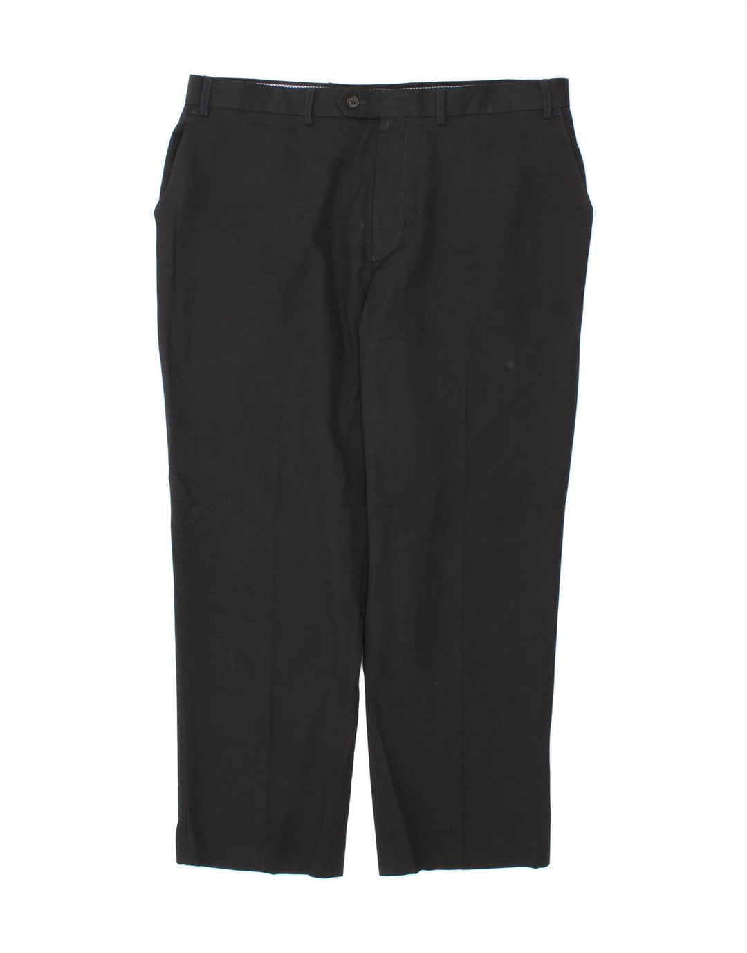 IZOD Mens Slim Suit Trousers W38 L30 Navy Blue Polyester Vintage Izod and Second-Hand Izod from Messina Hembry 