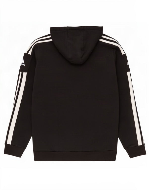 Felpa con cappuccio grafica da uomo Adidas XL in cotone nero