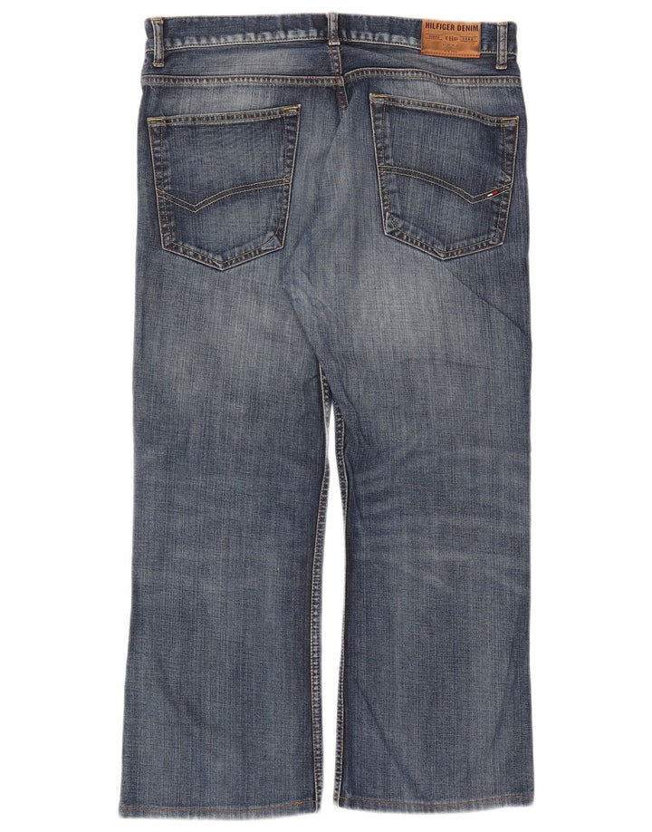 Tommy Hilfiger Mens Cropped Straight Jeans W34 L26 Blue