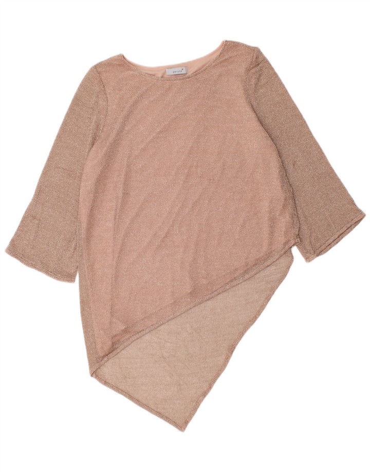Marks & Spencer Womens Per Una Asymmetrisk Kjole UK 14 Medium Pink Flecked