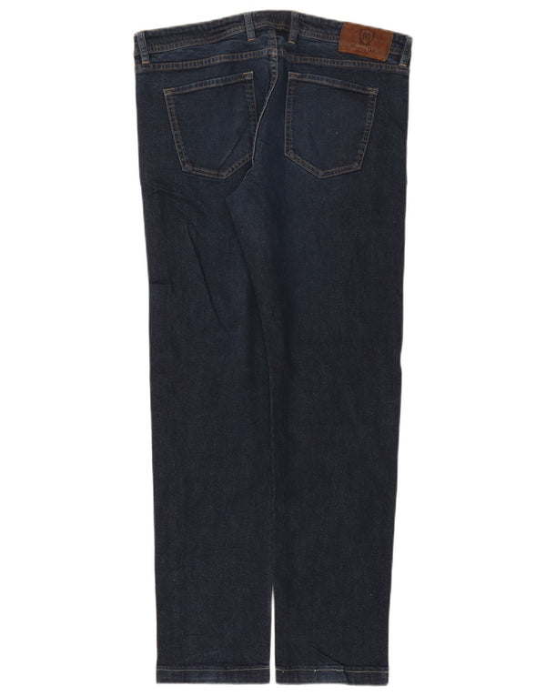 Massimo Dutti Γυναικεία ίσια τζιν EU 44 Large W34 L29 Navy Blue