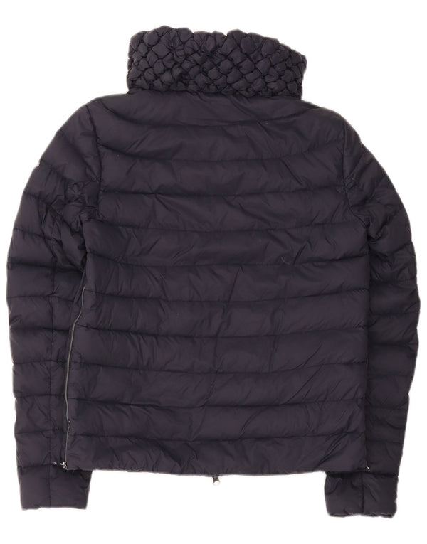 Armani Jeans Dame Polstret Jakke IT 42 Medium Navy Blue