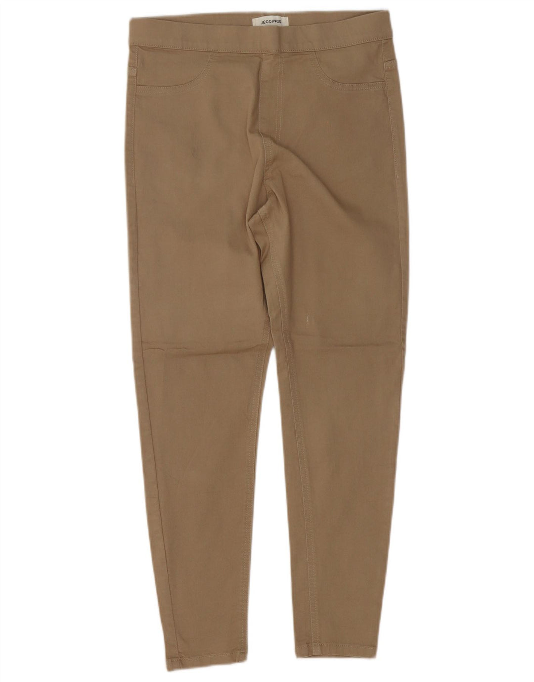 Marks & Spencer Kvinder Short Jegging Jeans UK 12 Medium W30 L26 Khaki