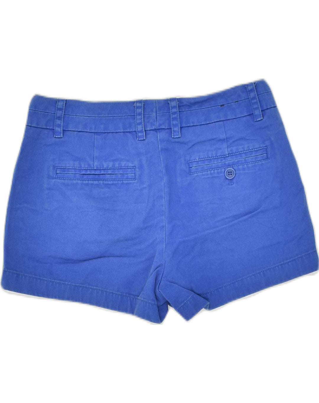 J. CREW Womens Chino Shorts US 2 XS W30  Blue Cotton | Vintage J. Crew | Thrift | Second-Hand J. Crew | Used Clothing | Messina Hembry 