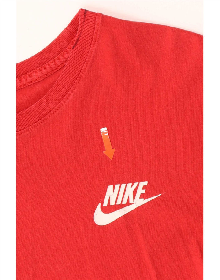 Nike T-shirt graphique pour homme en coton rouge Taille L