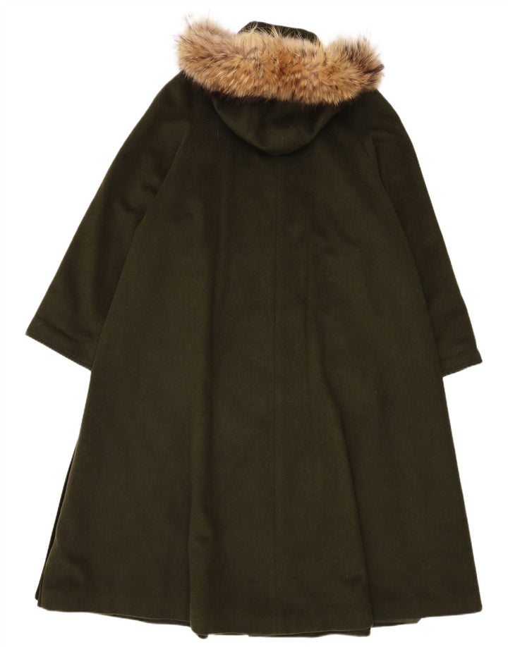 Moessmer Γυναικείο Πανωφόρι με Κουκούλα UK 10 Small Khaki