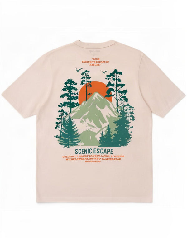 Jack & Jones Mens Graphic T-Shirt Top Medium White Cotton