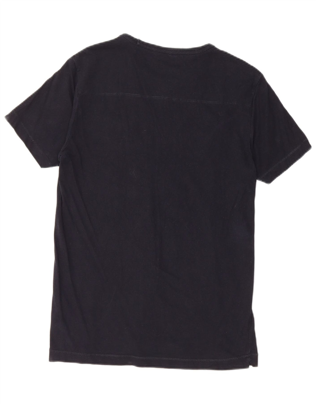 French Connection Mens T-Shirt Top Small Black Cotton