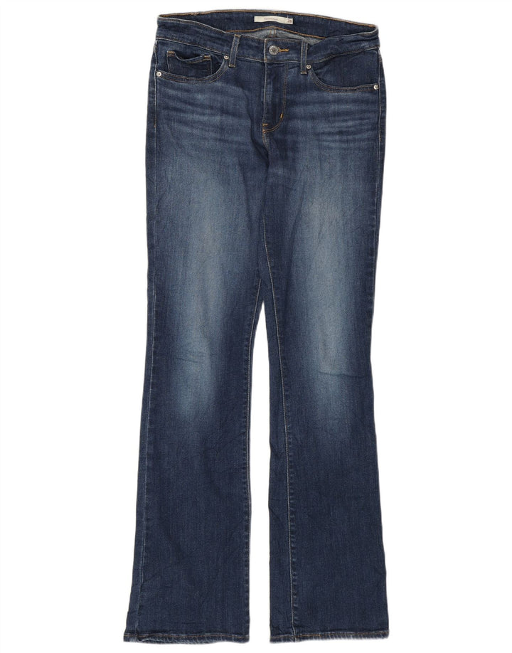 Levi's Womens 715 Bootcut Jeans W28 L32 Navy Blue Cotton