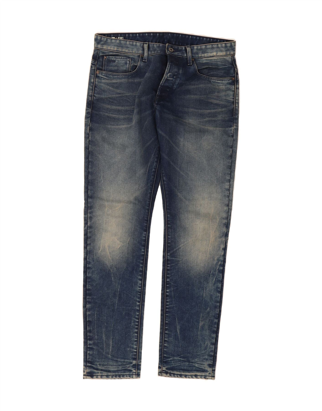 G-STAR Mens Slim Jeans W34 L34 Blue Cotton Vintage G-Star and Second-Hand G-Star from Messina Hembry 