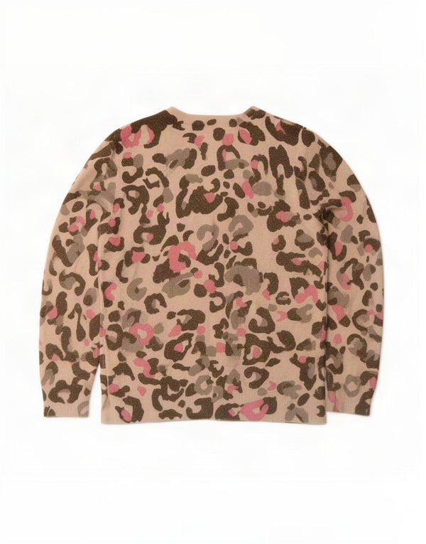 Marks & Spencer Dame Boat Neck Jumper Sweater UK 14 Large Beige