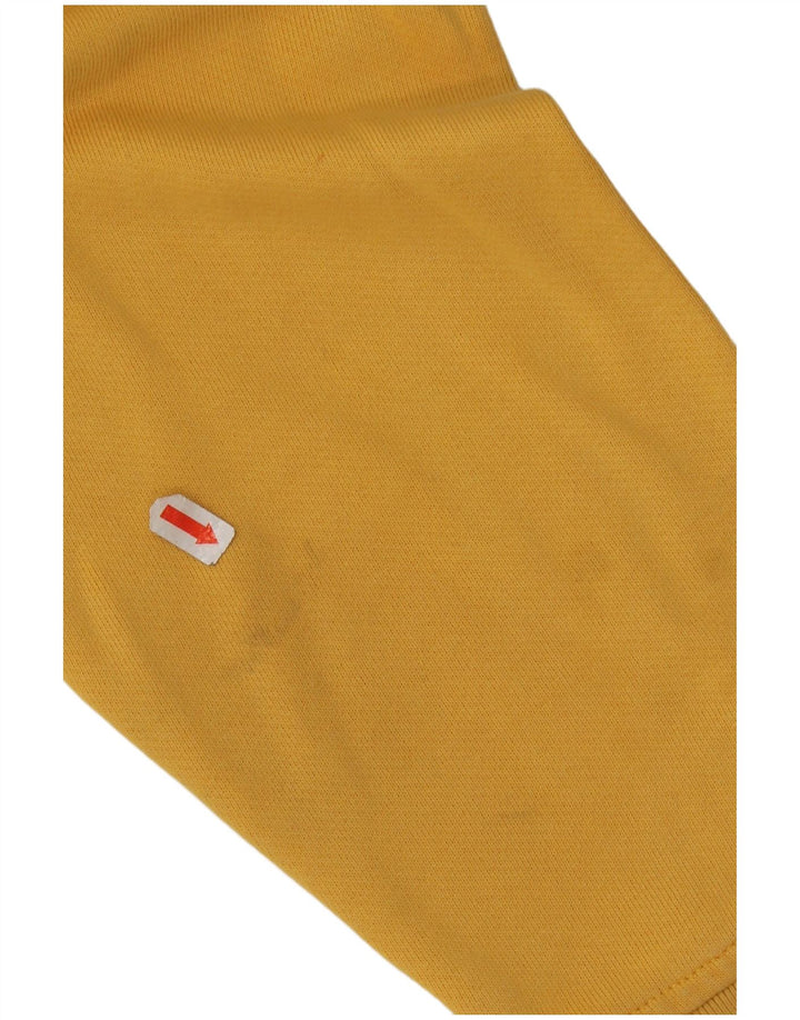Levi's Felpa con grafica da uomo Maglione grande in cotone color block giallo