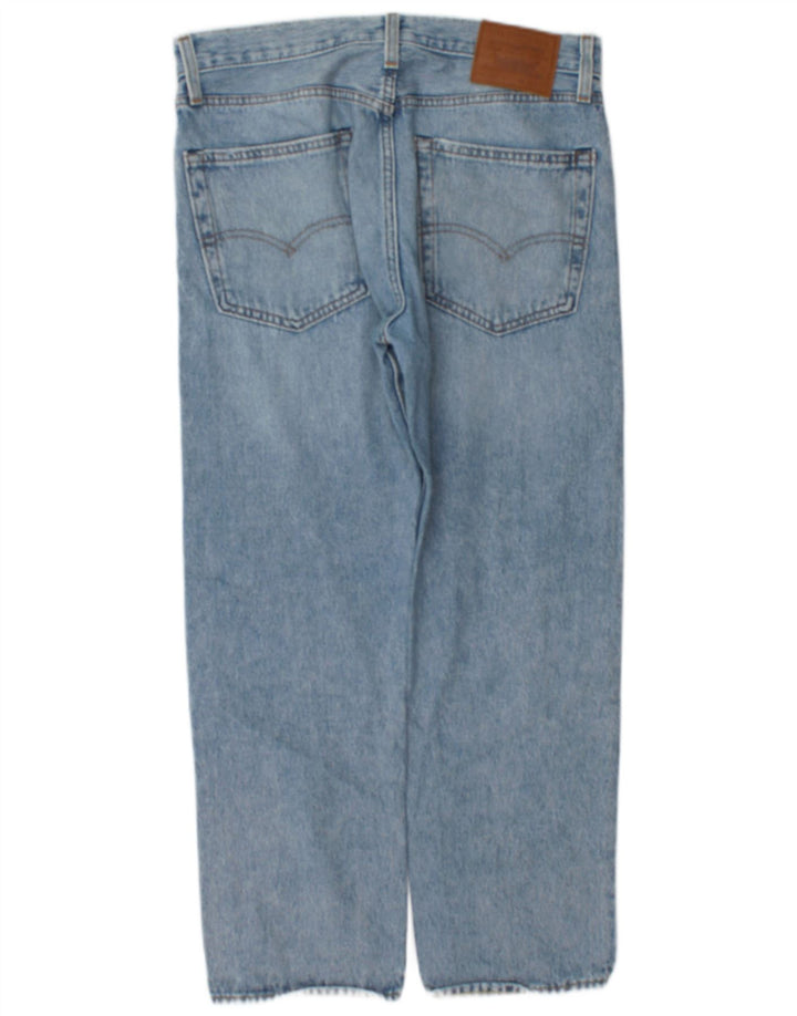 Levi's Mens 551 Straight Jeans W30 L27 Blue Cotton