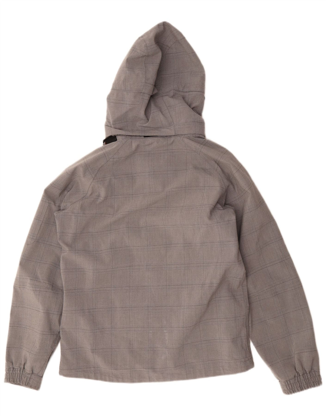 Giacca antipioggia con cappuccio da donna F.LLI Campagnolo UK 14 grigio medio a quadri