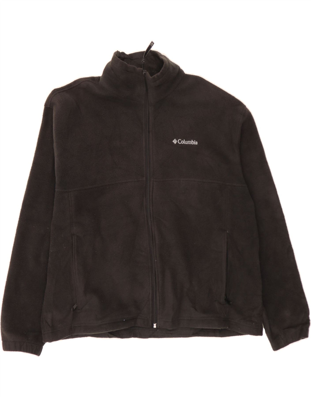 COLUMBIA Womens Fleece Jacket UK 18 XL Black Polyester Vintage Columbia and Second-Hand Columbia from Messina Hembry 