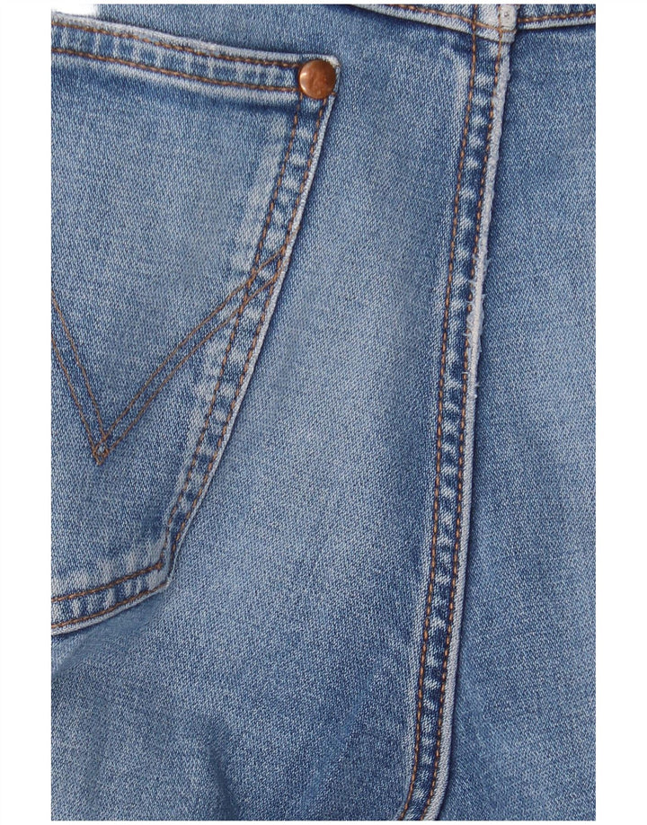 Wrangler Mens Straight Jeans W33 L32 Blue Cotton