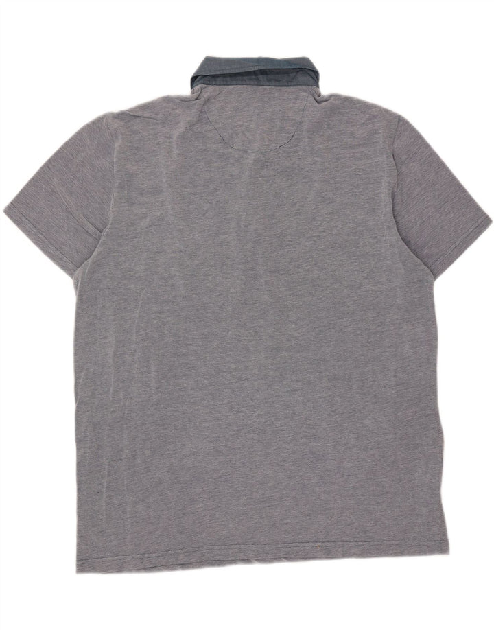 Penguin Mens Polo Shirt XL Blue Cotton