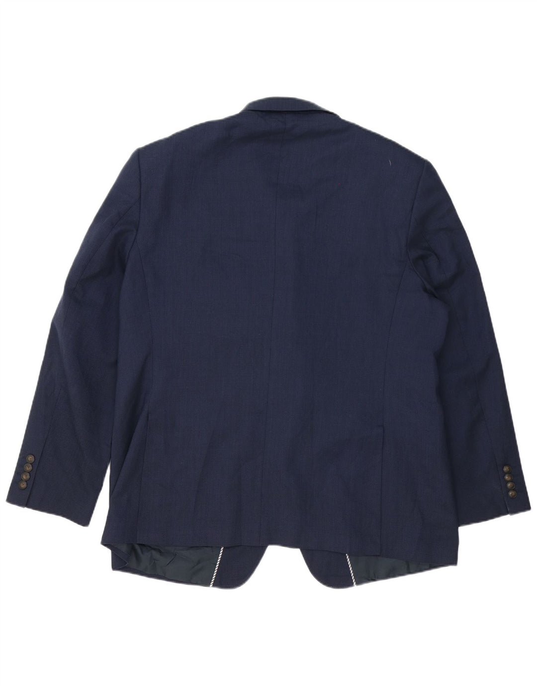 Marks & Spencer Chaqueta tipo blazer de 2 botones para hombre UK 46 XL Poliéster azul marino