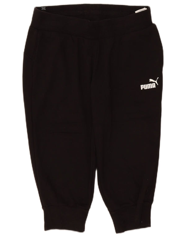 Puma Pantalon de survêtement Capri pour femme Taille 44 Noir Coton