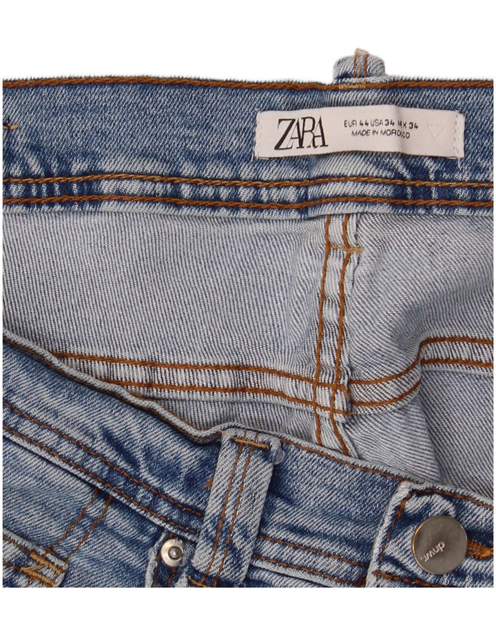 Zara Mens Slim Jeans EU 44 Large W34 L30 Blue