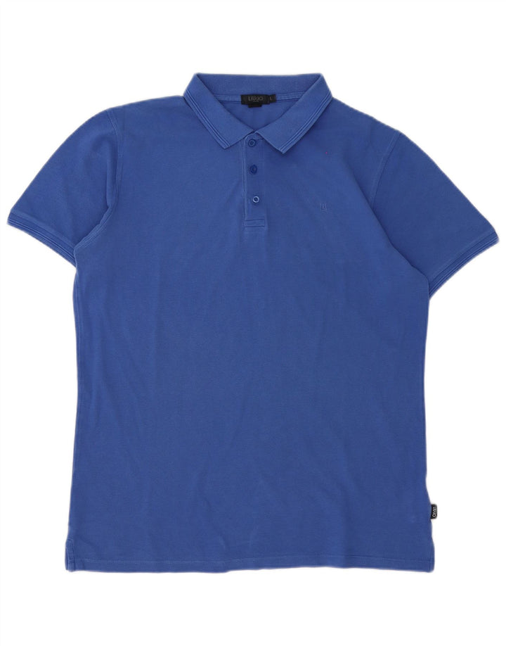 Liu Jo Polo Homme Grand Bleu Coton