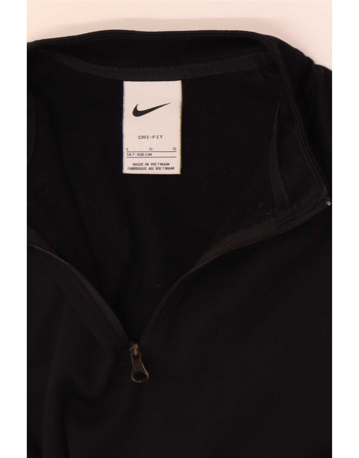 Nike Dri Fit Graphic Pullover-Trainingsanzug für Jungen, 12–13 Jahre, Größe L, Schwarz
