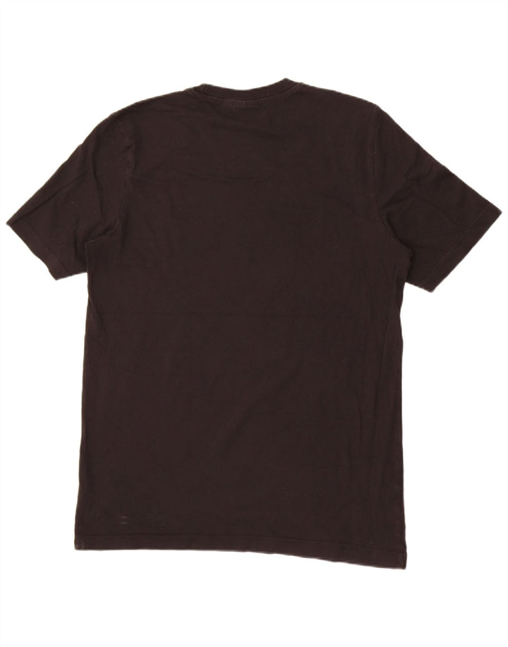 Adidas Mens Graphic T-Shirt Top Medium Black Cotton