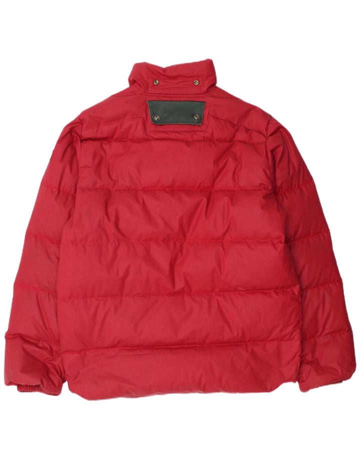 Giacca imbottita da uomo Diesel UK 42 XL poliestere rosso