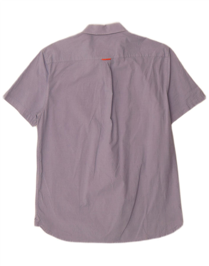 Camisa Superdry De Manga Corta Y Corte Regular Para Hombre Azul Grande