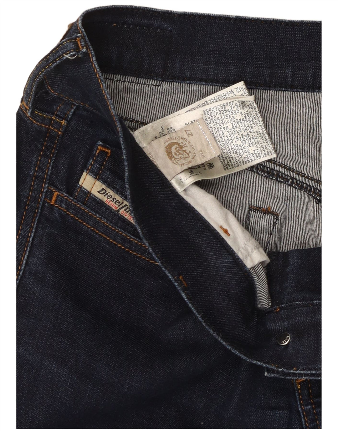 Diesel Womens Slim Jeans W27 L32 Blue Cotton