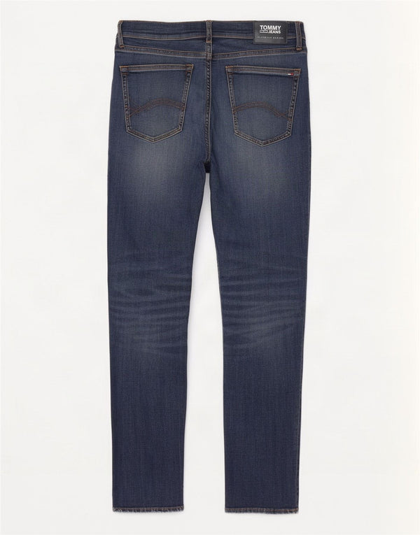Tommy Hilfiger Vaqueros pitillo para hombre W32 L30 Algodón azul