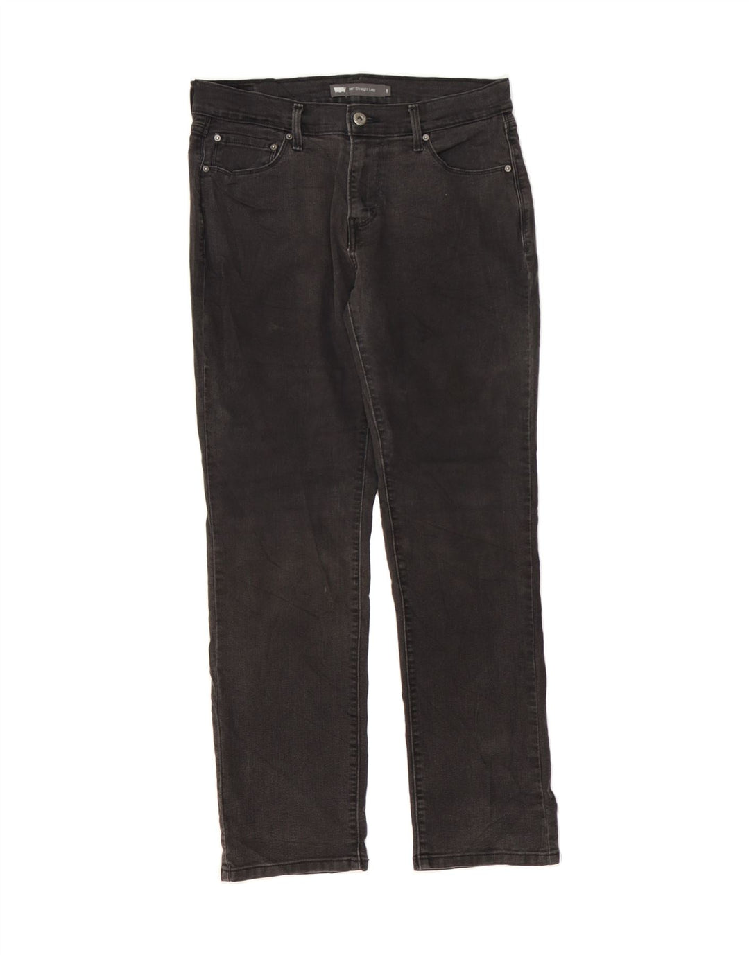 LEVI'S Womens 505 Straight Jeans US 8 Medium W29 L30 Black Cotton Vintage Levi's and Second-Hand Levi's from Messina Hembry 