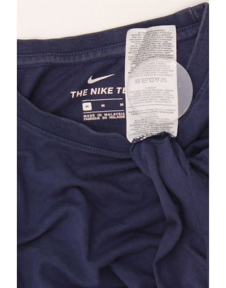 Camiseta Nike Hombre Top Medium Azul Marino Algodón