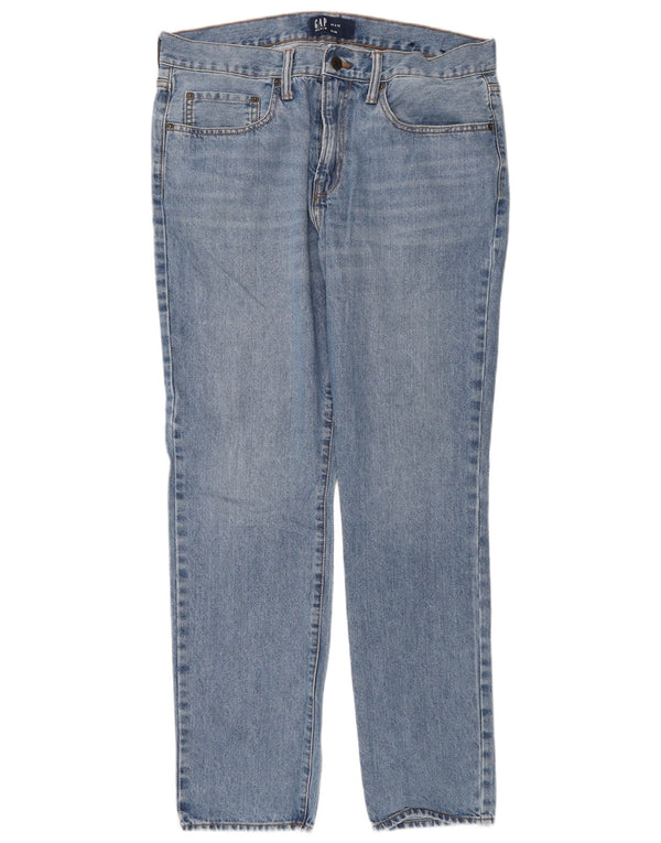 Gap Mens Slim Jeans W34 L32 kék pamut