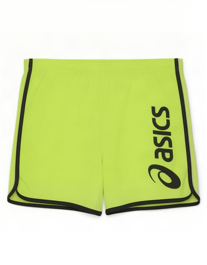 Asics Mens Graphic Sport Shorts Large Green