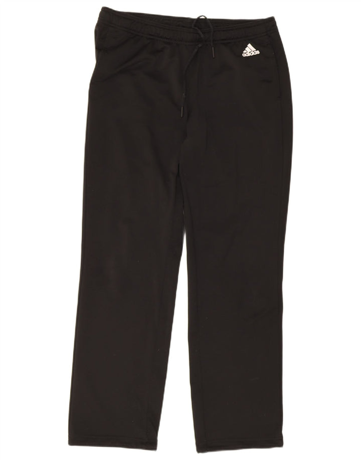 Adidas Womens Tracksuit Trousers UK 16/18 Large Black Polyester