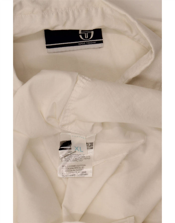 Camicia Uomo Sergio Tacchini XL Cotone Bianco