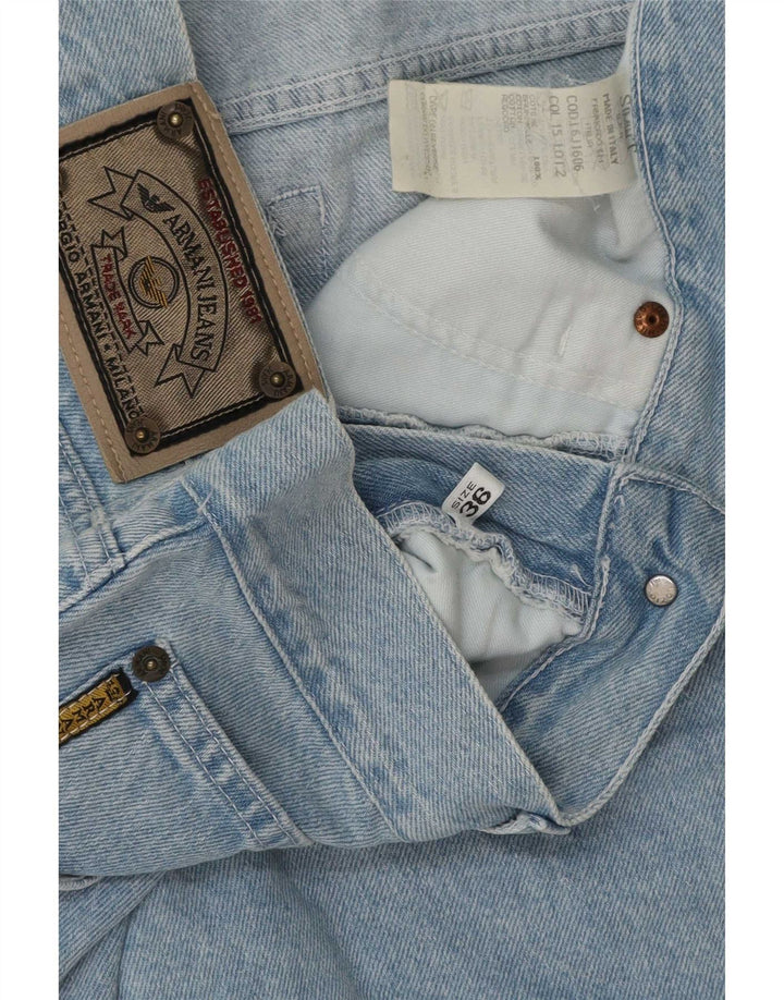 Jeans dritti da uomo Armani W36 L34 cotone blu