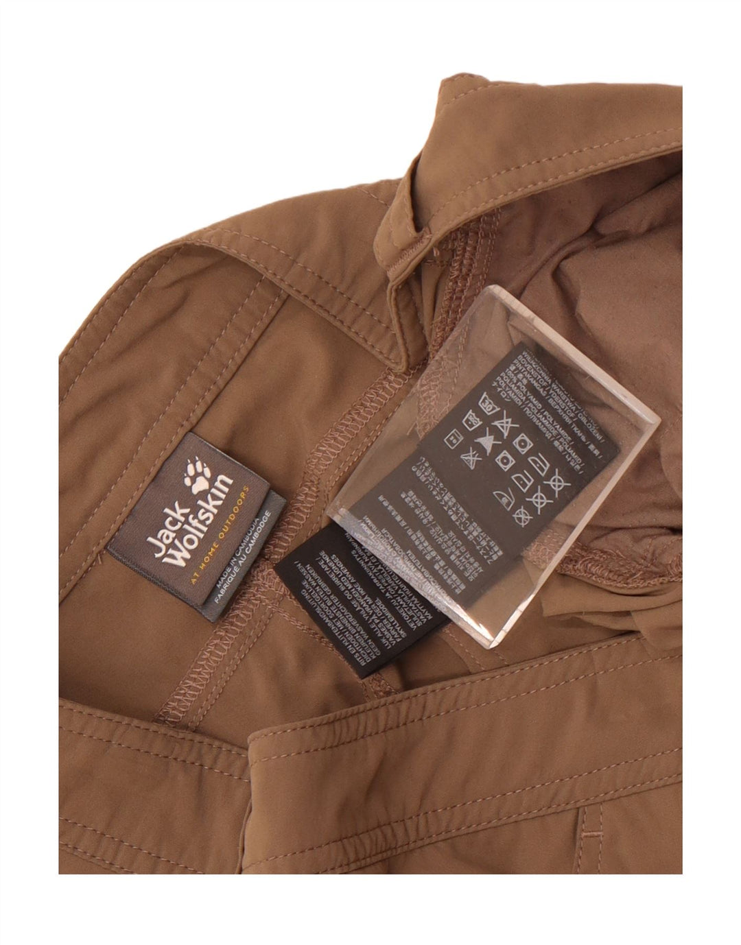 Jack & Jones Mens Cargo Shorts W40 XL Brown Polyamide