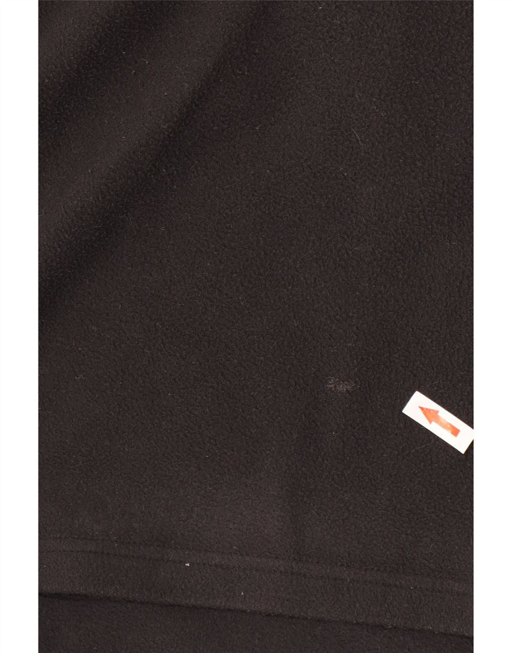 BERGHAUS Mens Zip Neck Fleece Jumper Medium Grey Colourblock Polyester