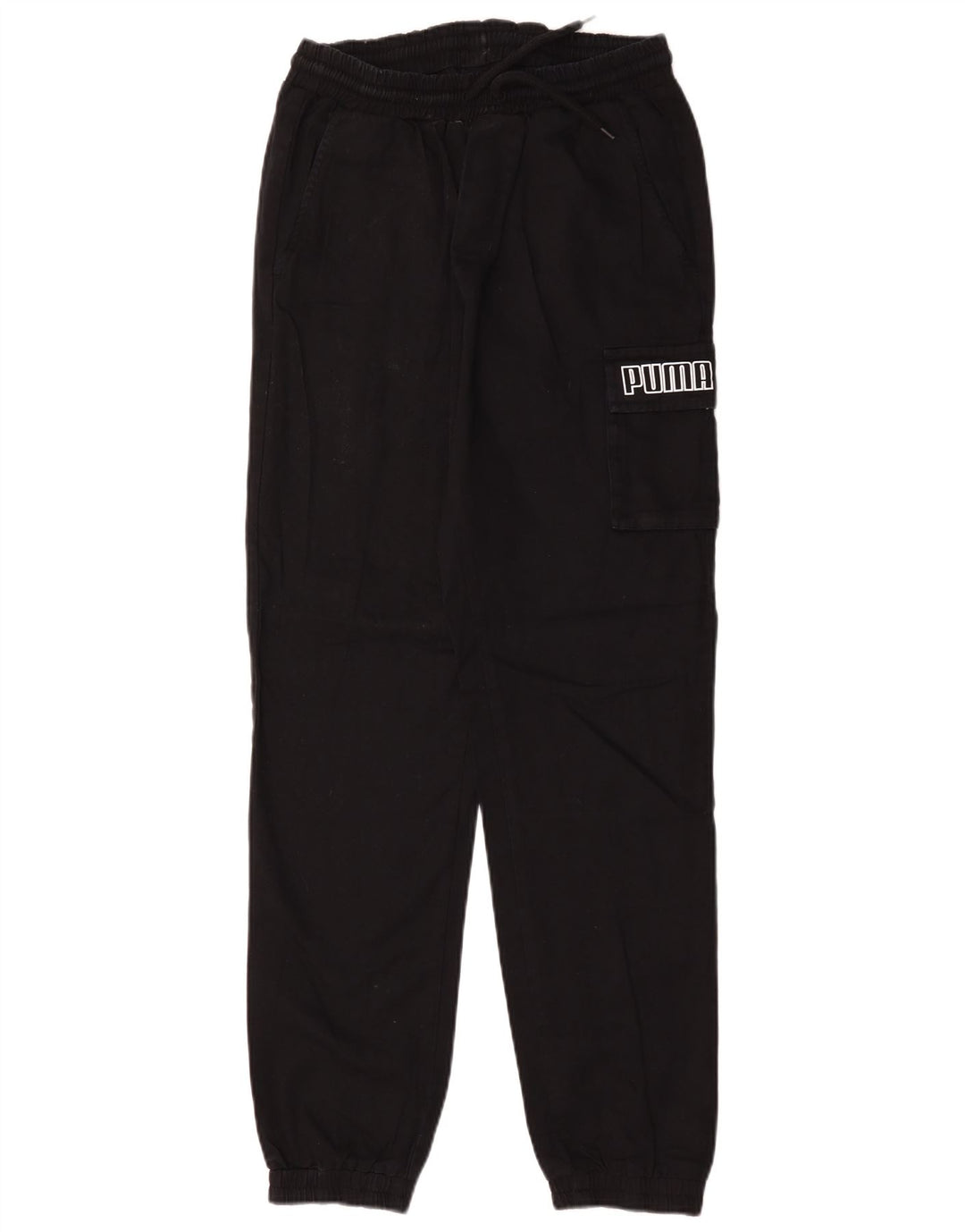 Puma Mens Cargo Graphic Tracksuit Trousers Joggers Medium Black Cotton