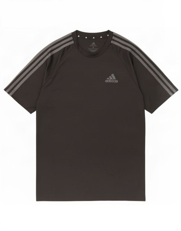Adidas Mens Aeroready T-Shirt Top Small Black Polyester