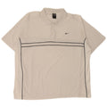 Nike Polo Shirt til mænd 2XL Hvidstribet