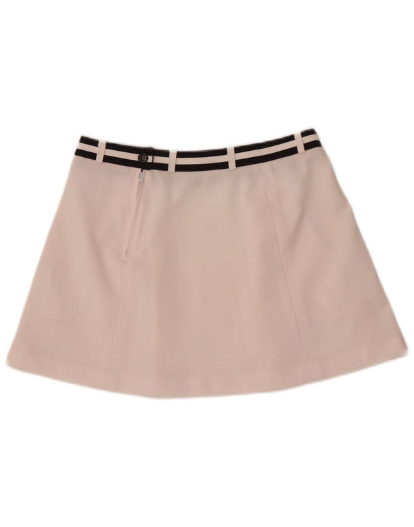 Fila Womens Mini Tennis Skirt UK 12 Medium White Striped Polyester